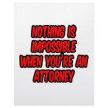 Nothing Is Impossible...Attorney Personalized Letterhead