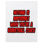 Nothing Is Impossible...Basketball Coach Full Color Flyer