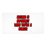 Nothing Is Impossible...Bowler Personalized Photo Card