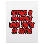 Nothing Is Impossible...Editor Customized Letterhead
