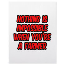Nothing Is Impossible...Farmer Letterhead Design