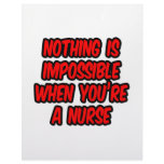Nothing Is Impossible...Nurse Custom Letterhead