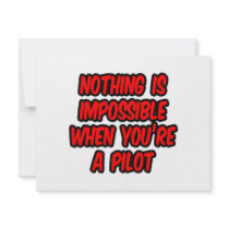 Nothing Is Impossible...Pilot Personalized Announcement