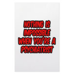 Nothing Is Impossible...Psychiatrist Stationery Design