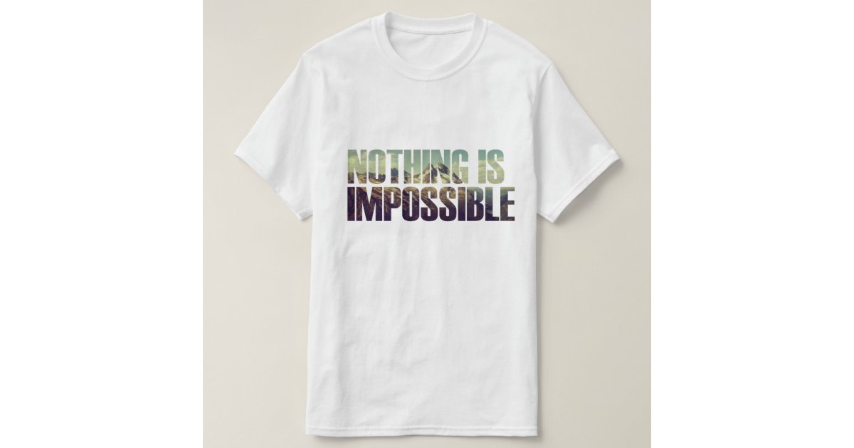 t shirt adidas impossible is nothing