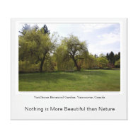 Nothing is more beautiful than nature. stretched canvas prints