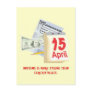 nothing-is-more-taxing-than-certain-death post cards