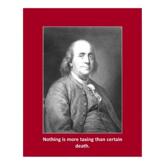 nothing-is-more-taxing-than-certain-death poster