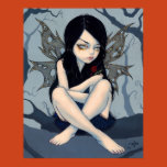 art, fantasy, eye, crying fairy, sad fairy, goth