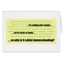 Nothing Like School Greeting Cards