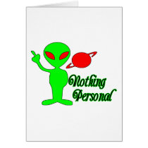 Nothing Personal cards
