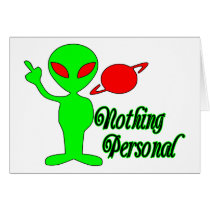 Nothing Personal cards