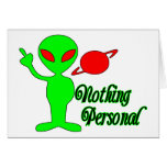 Nothing Personal cards