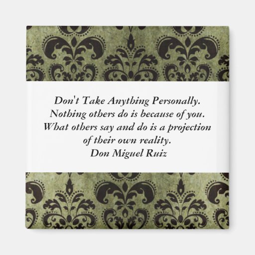 Nothing Personal Fridge Magnet