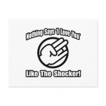 Nothing Says 'I Love You' Like The Shocker! postcards