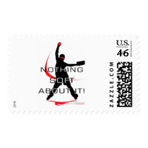 Nothing soft postage stamp