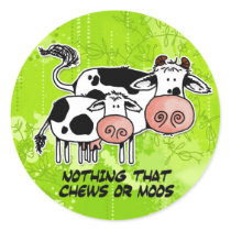 nothing that chews or moos stickers