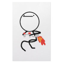 Nothing To Do Here Rage Face Meme Stationery Paper