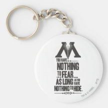 Nothing to Fear - Nothing to Hide Key Chains