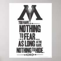 Nothing to Fear - Nothing to Hide Poster