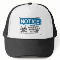 NOTICE No Drugs Or Alcohol hats by baxiemur NOTICE No Drugs Or Alcohol hats