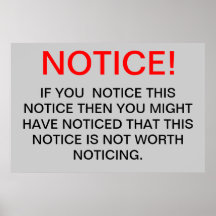 NOTICE! PRINT