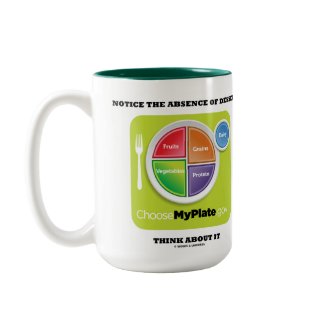 Notice The Absence Of Dessert Think About It mug