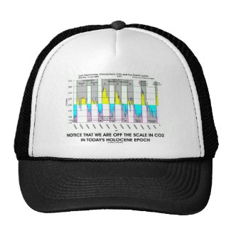 Notice We Are Off CO2 Scale Holocene Epoch Trucker Hat