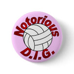 Notorious D.I.G. (pink) buttons