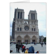 Notre Dam Cathedral Card
