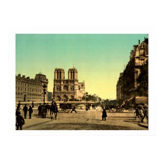 Notre Dame Cathedral, Photo d'impression antique