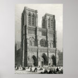Notre Dame Cathedral, Paris Posters