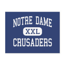 Notre Dame - Crusaders - High - Fitchburg postcards by customteamsportswear Notre Dame - Crusaders - High - Fitchburg postcards
