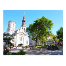 Notre Dame de Quebec Basilica Cathedral Postcard