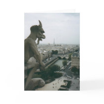 Notre Dame gargoyle cards by VintageImagesbyV Notre Dame gargoyle cards