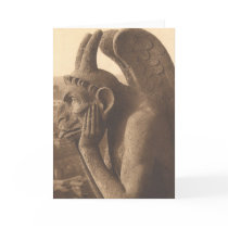 Notre Dame Gargoyle Circa 1900 cards