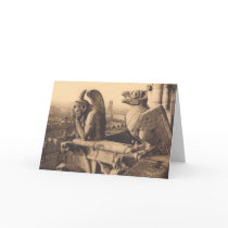 Notre Dame Gargoyles circa 1900 cards