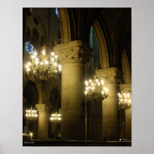 Notre Dame Light The Way Print print