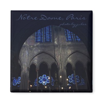 Notre Dame Refrigerator Magnet by jmvigil