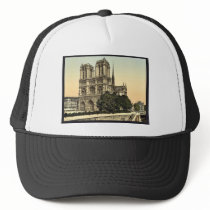 Notre Dame, Paris, France classic Photochrom Trucker Hat