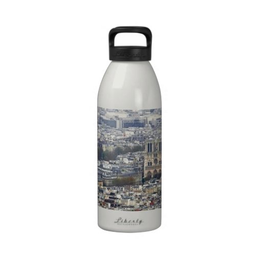 Notre Dame Paris France Reusable Water Bottles