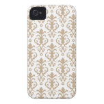 Nougat Damask iPhone 4/4S Case iPhone 4 Case-Mate Case