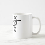 noughts and crosses - tic tac toe coffee mug
