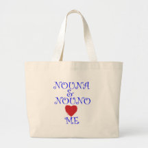 NOUNA AND NOUNO LOVE ME BAGS