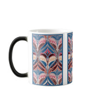 Nouveau Blue mugs