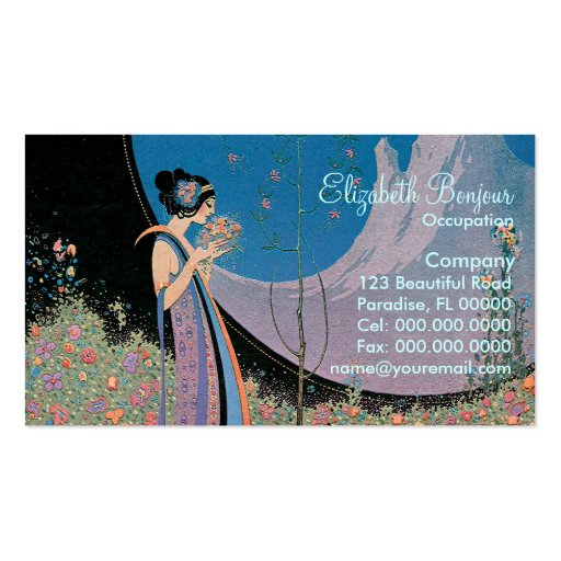 Nouveau Chic ~ Business Cards (front side)