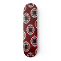 Nouveau Eye Checkerboard Brick Red skateboards by JaZilla Nouveau Eye Checkerboard Brick Red skateboards