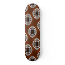 Nouveau Eye Checkerboard Brown skateboards by JaZilla Nouveau Eye Checkerboard Brown skateboards