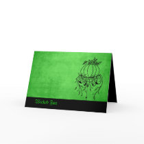 Nouveau Halloween Invitation Greeting Card