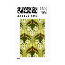 Nouveau in Spring Green Postage Stamp